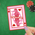 Queen of Hearts Taylor Swift Sticker, Swiftie Lover Era