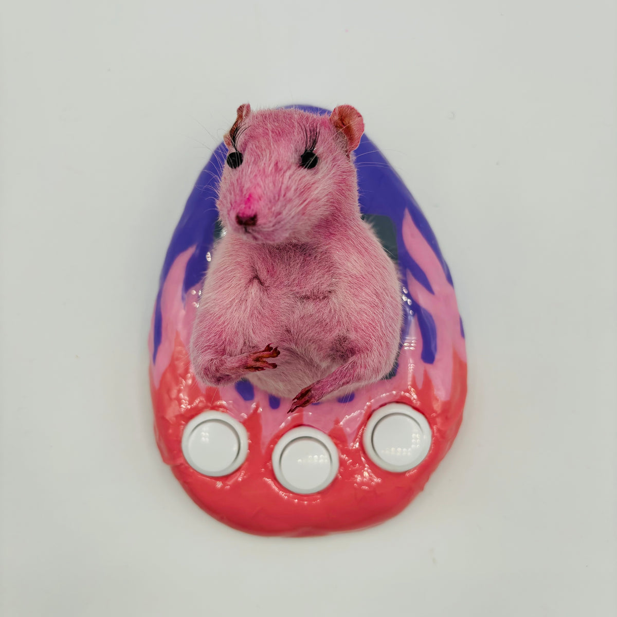 Flame Tama Taxidermy Rat