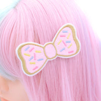 Super Cute Doughnut Bow Hair Clip