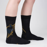 Night Cat Crew Socks