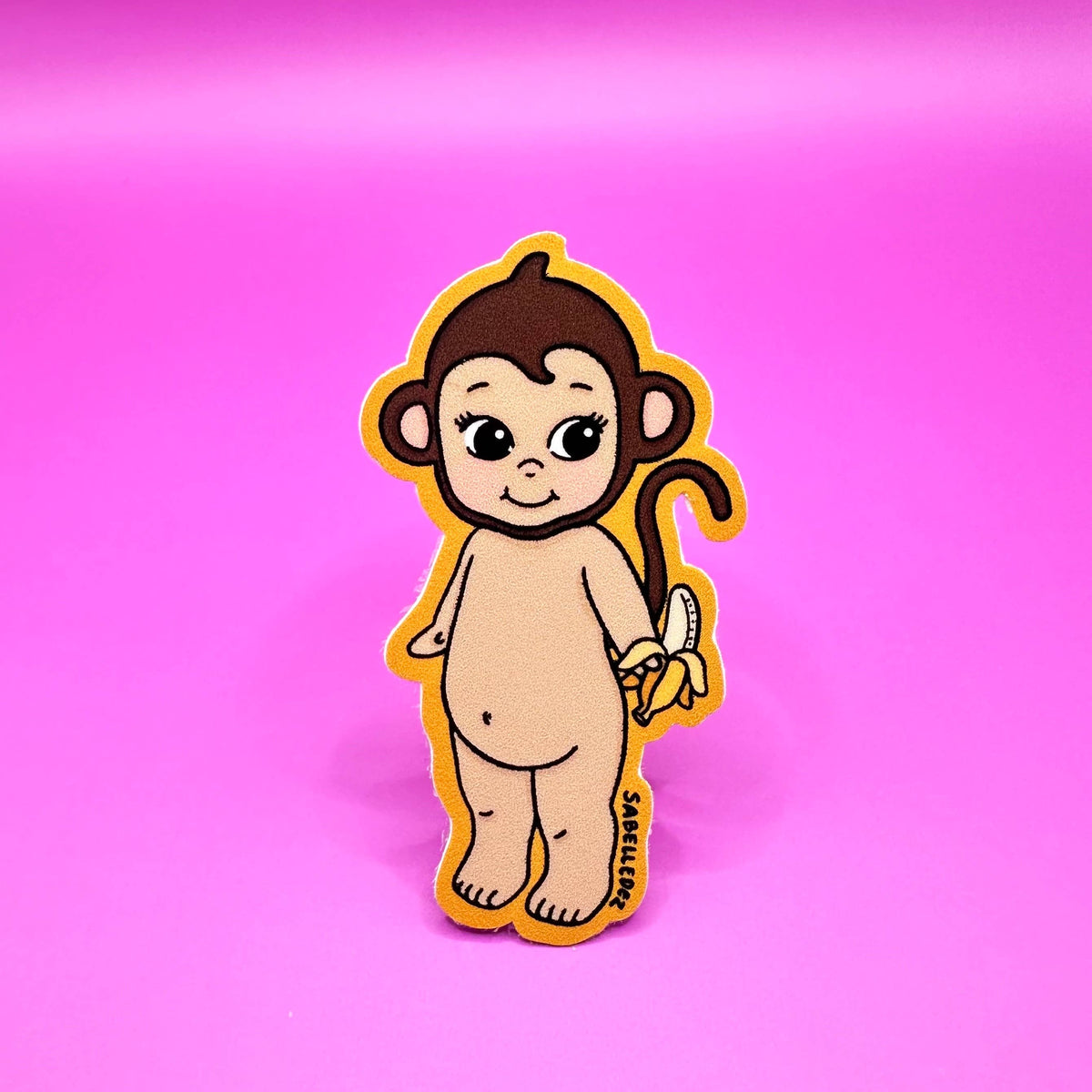 Monkey Sonny Angel | Weatherproof Sticker