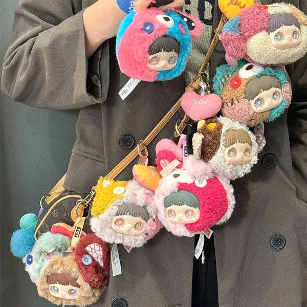 MayMei Once Forgotten Corners Series Kawaii Plush Doll Head Keyring Blind Box (1pc)