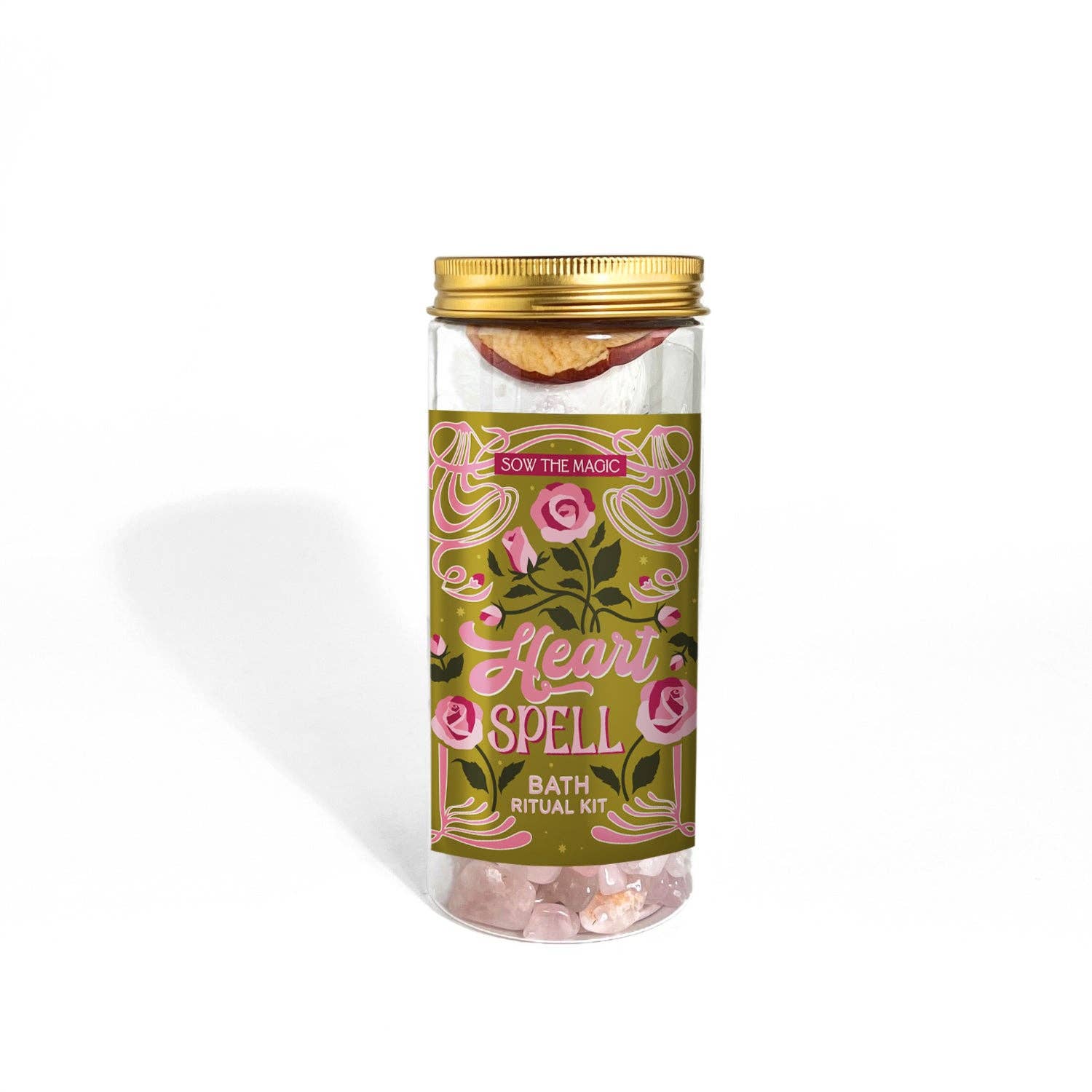 Heartspell Bath Ritual Kit with Rose Quartz