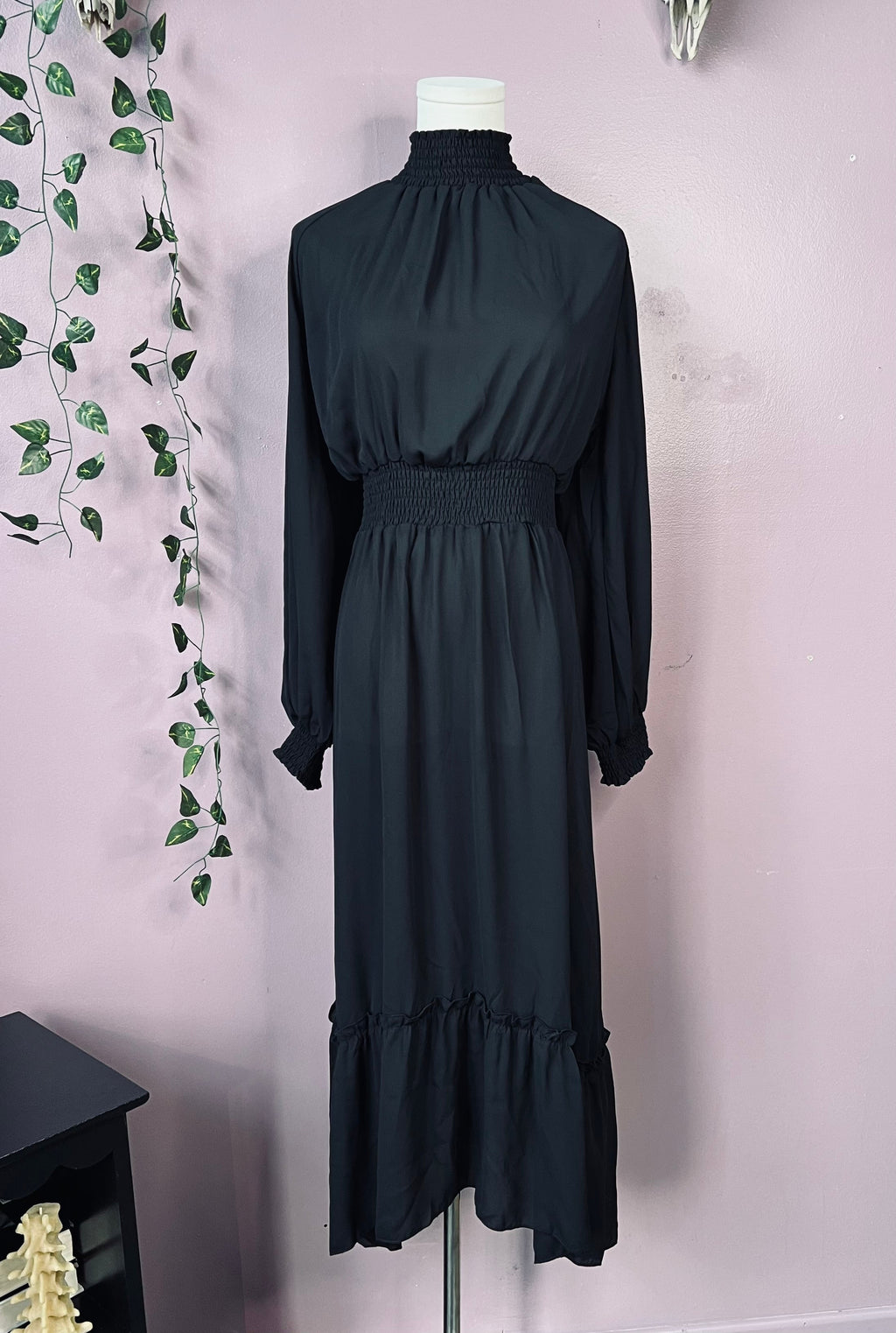 Dorothea - Classic Boho Shirred Witch Dress - READY-TO-Ship
