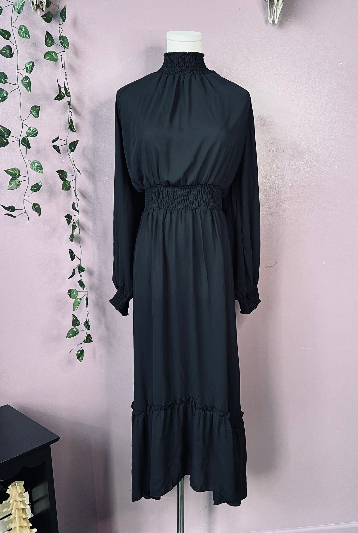 Dorothea - Classic Boho Shirred Witch Dress - READY-TO-Ship