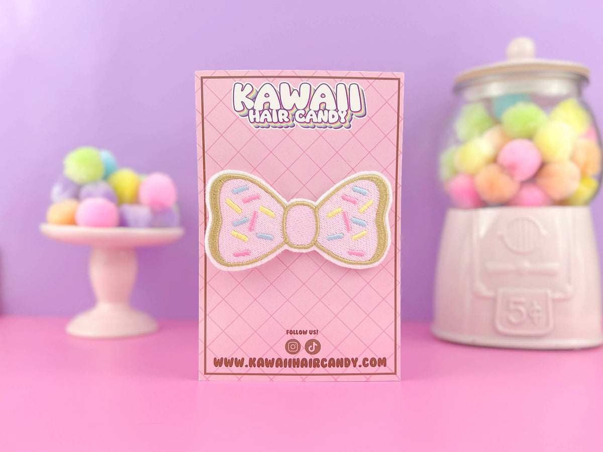 Super Cute Doughnut Bow Hair Clip