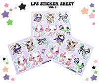 Littlest Pet Shop Sticker Sheets