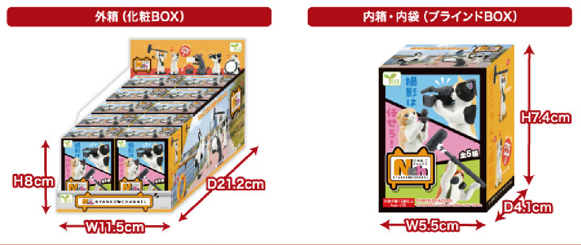 【~NEW~ JAPANESE BLIND BOX】NYANKO CHANNEL  SURPRISE BOX