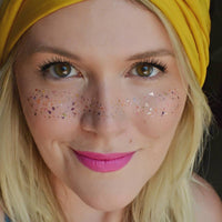 Rainbow Confetti Temporary Tattoo