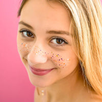 Rainbow Confetti Temporary Tattoo