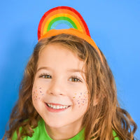 Rainbow Sprinkle Eye Jewel Temporary Tattoo