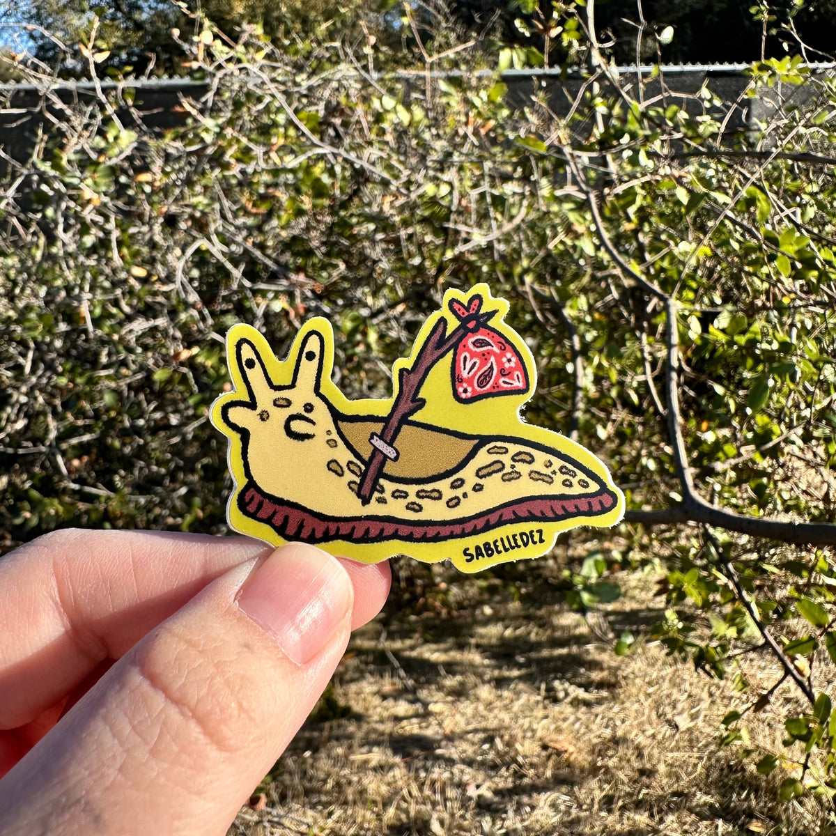 Runaway Slug | Weatherproof Sticker