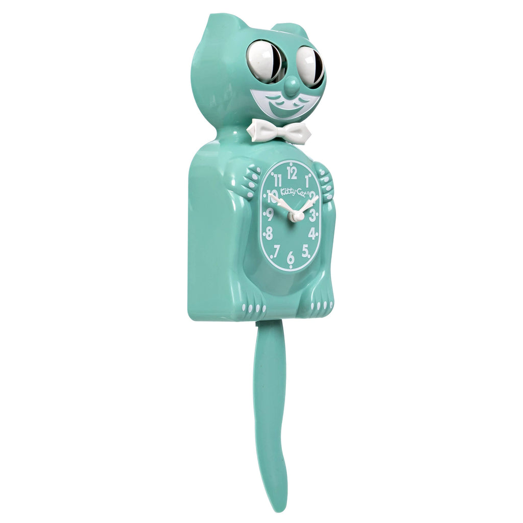 Small Ocean Waves Kitty Cat Klock