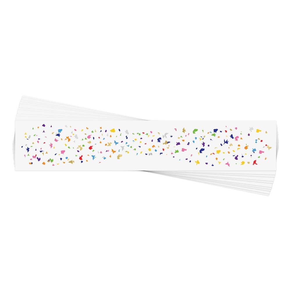 Rainbow Confetti Temporary Tattoo