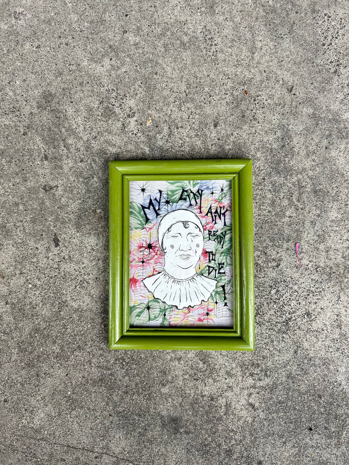 My City Framed Clown Art