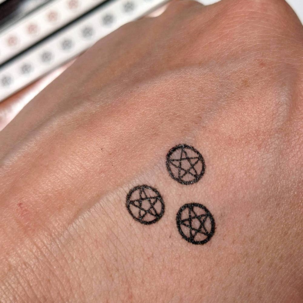 Makeup Pentacle Stamp and Eyeliner