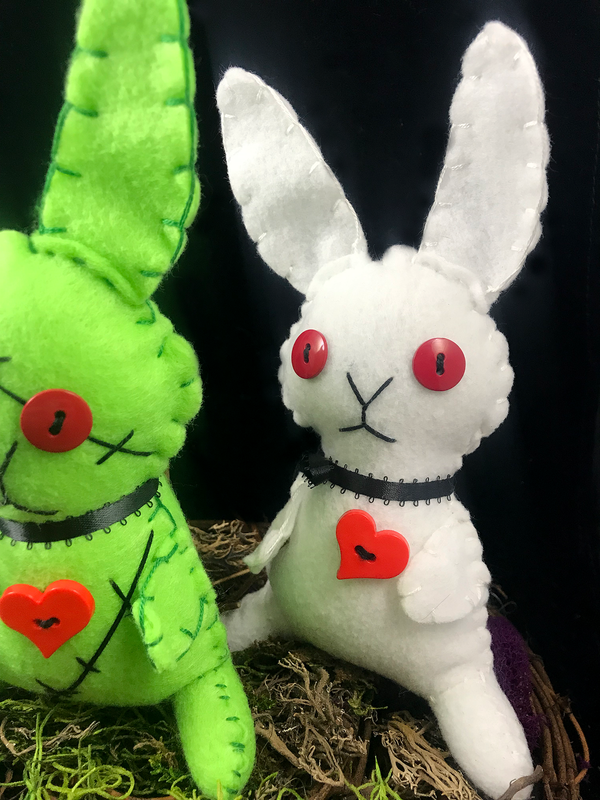 Zombie Bunny (White) Plush