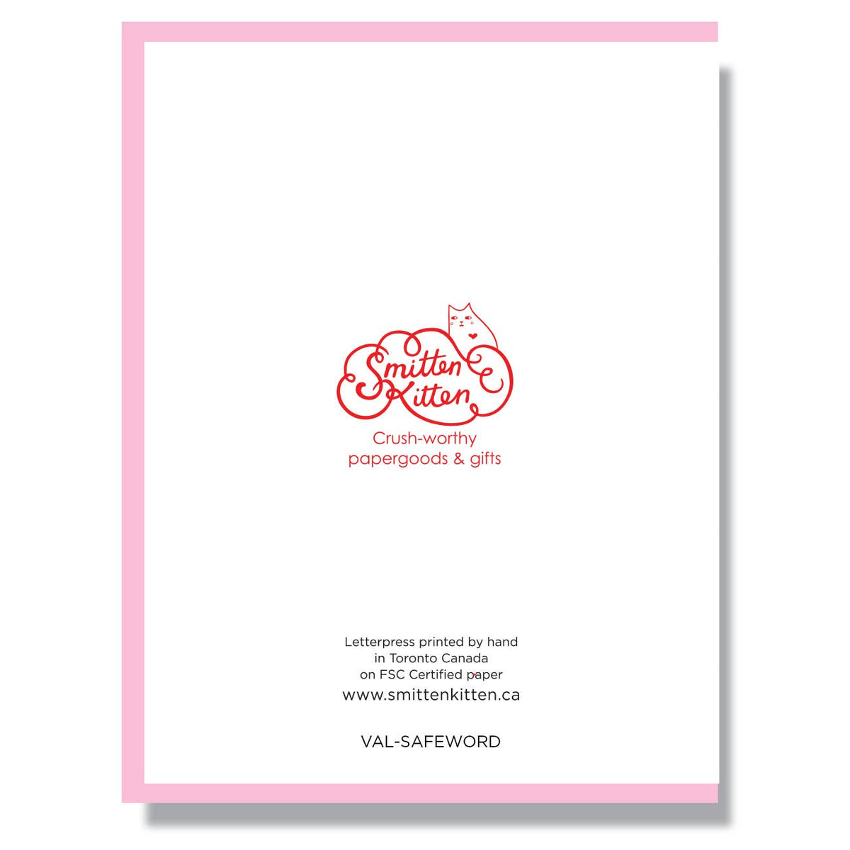 What's Your Safe Word? Card