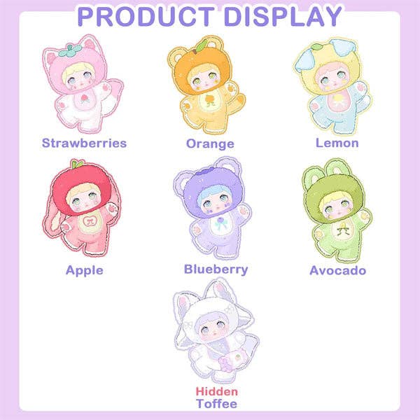 Nommi Interesting Fruits Series Kawaii Plush Doll Hanger Blind Box (1pc)