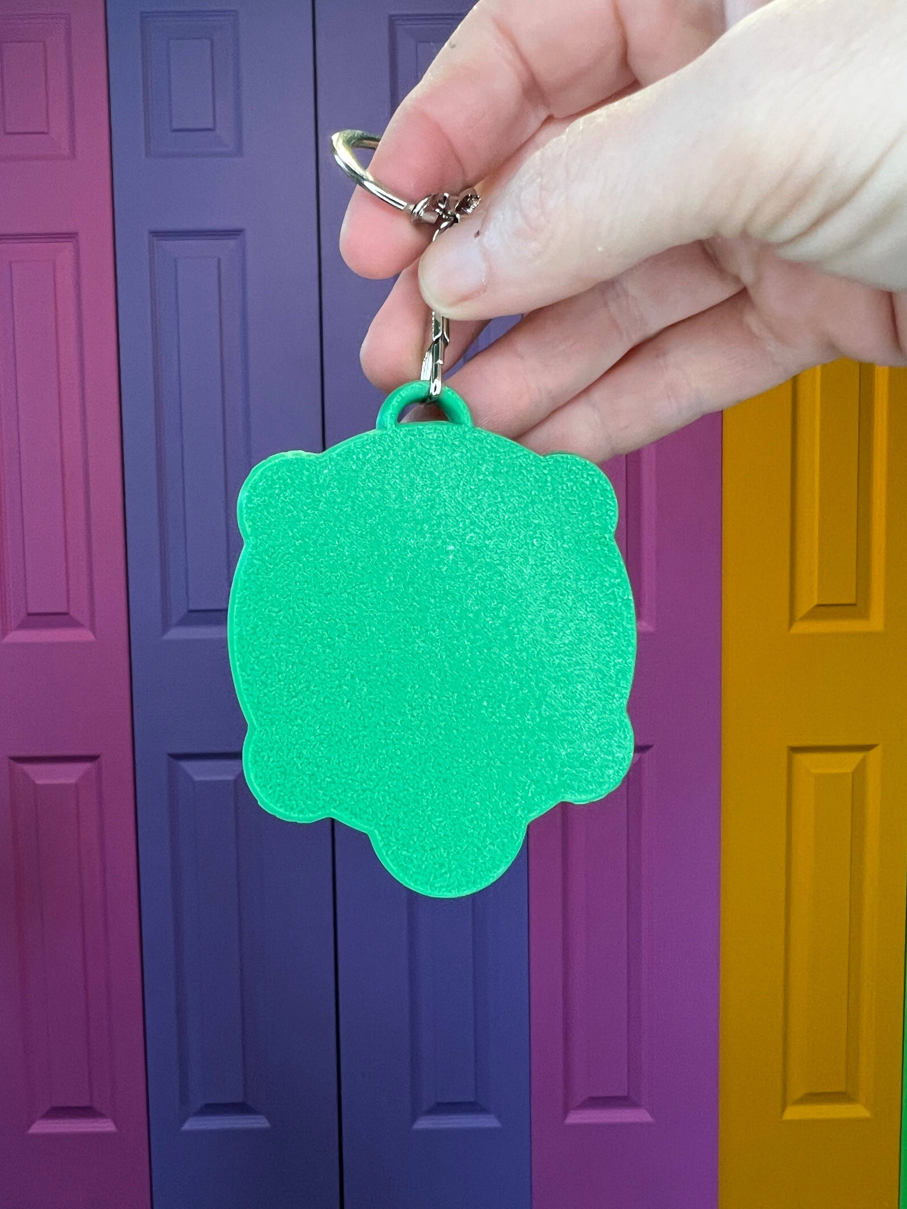 Turtle Childhood Sandbox Fidget Toy Clicker Keychain