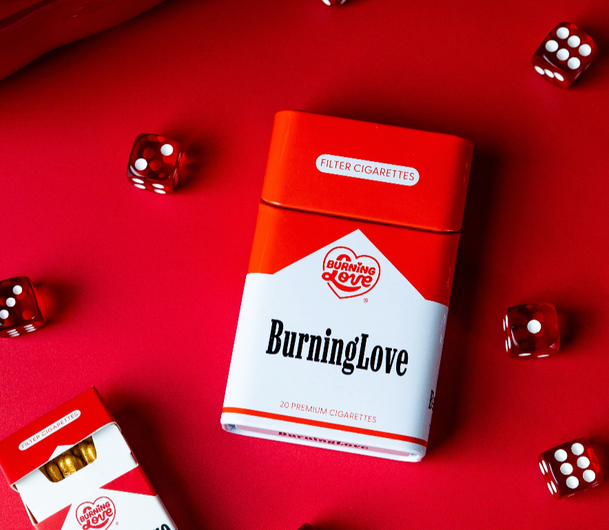 Tin Accessory Case- Burning Love