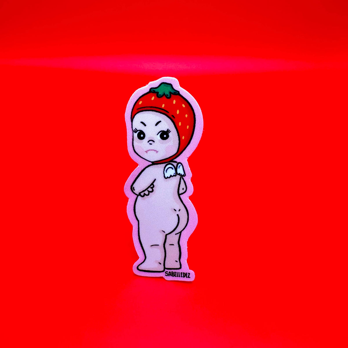 Angry Straw-baby | Sonny Angel | Weatherproof Sticker