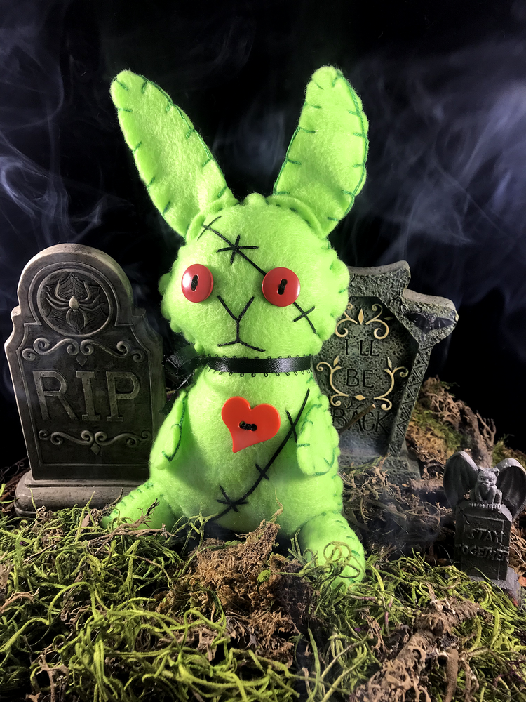 Zombie Bunny (White) Plush