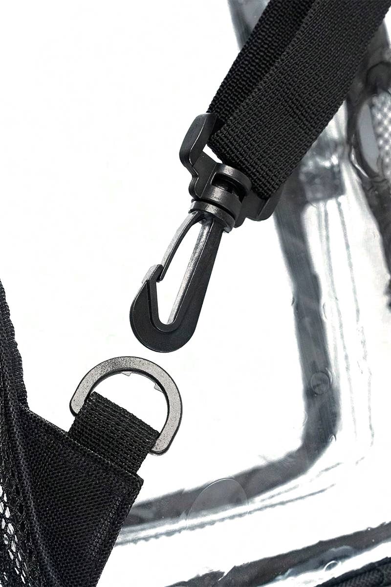Large Transparent Clear Durable PVC Sling Bag