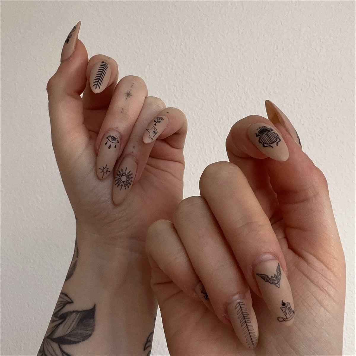 Ectogasm Witchy Nail Stickers Edition 01 Black