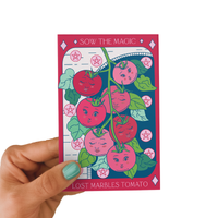 Lost Marbles Tomato Tarot Garden + Gift Seed Pacaket