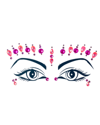 Mind's Eye - Neon Pink UV-Reactive Face Jewel