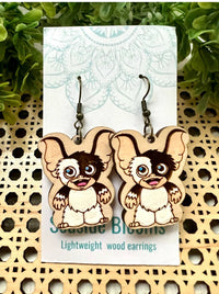 Fun holiday character hand painted maple wood 