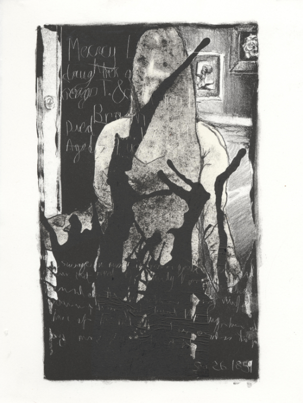 "33" lithograph framed