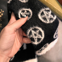 Fuzzy Pentagram Socks | Silky soft | Pentacle | witch