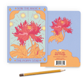 Poppy Star Tarot Card Journal Notebook