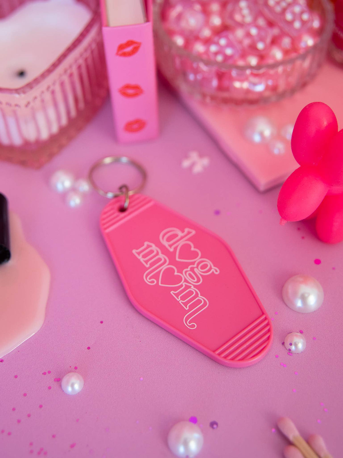 Dog Mom Keychain