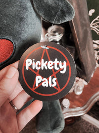 Pickety Pals - "Baphy" - Witchy Baby Goat Plushie: Cotton Candy Pink