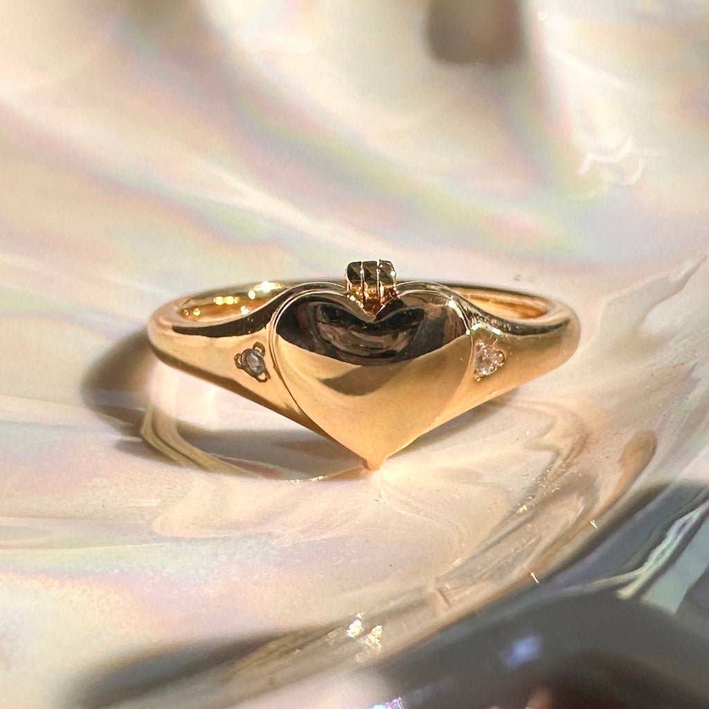Heart Locket Ring