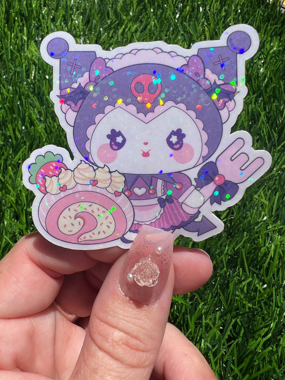 Sanrio Cake Stickers Kuromi