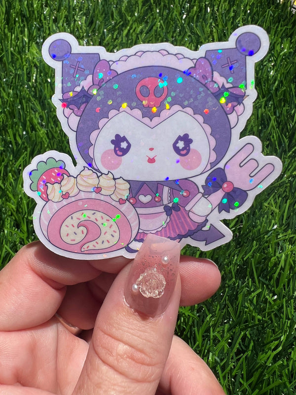 Sanrio Cake Stickers Kuromi