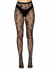 Worship Me Net Tights