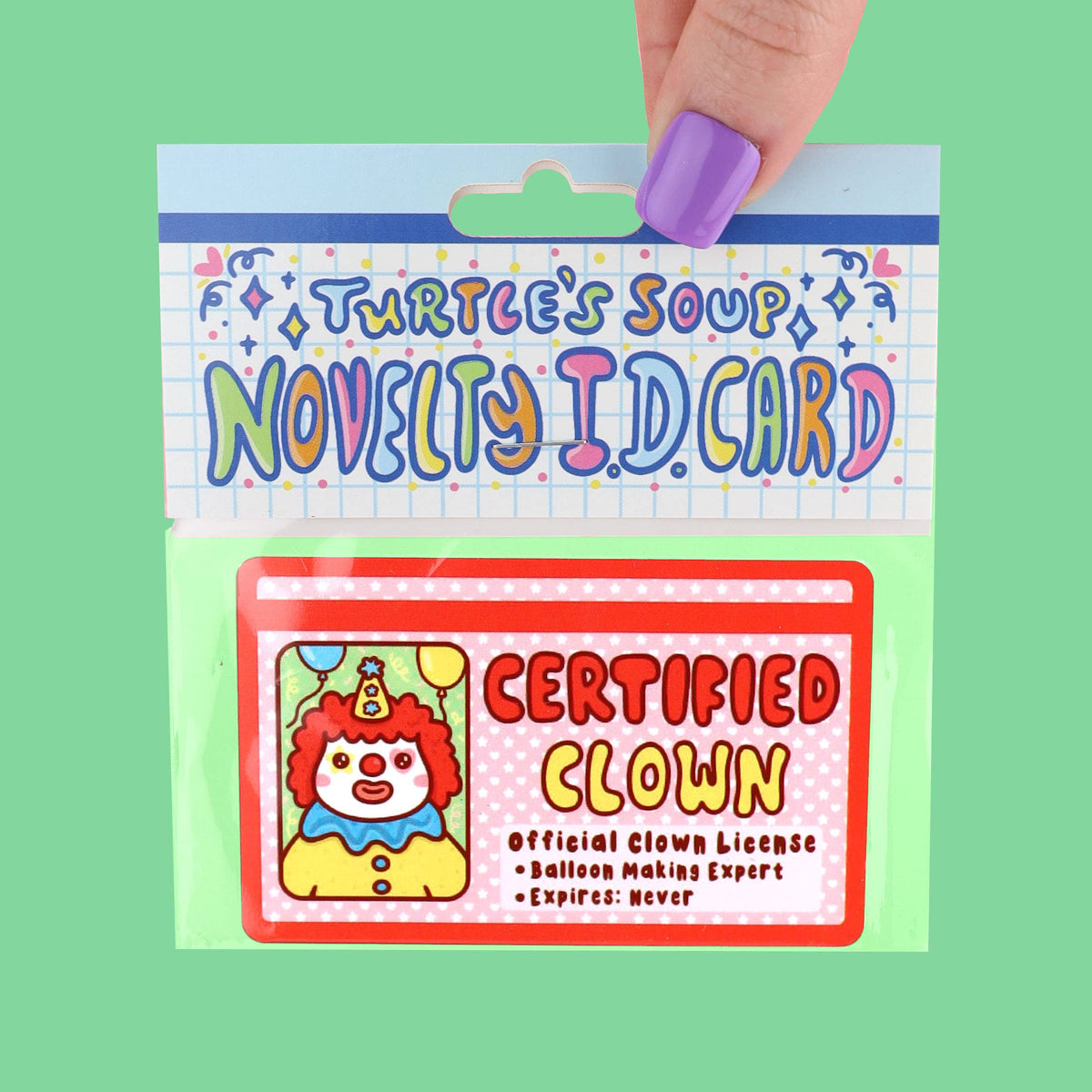 Certified Clown Fake Drivers License