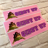 Giddy Up Cowboy Frog