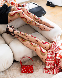 Year of the Dragon Sheer Tights