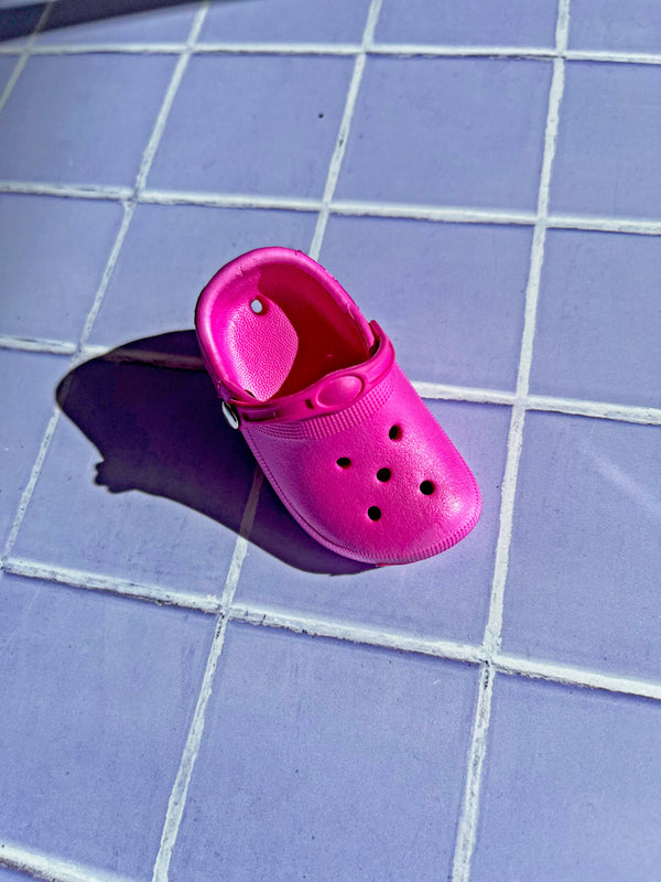 Croc Croc Charm - pink