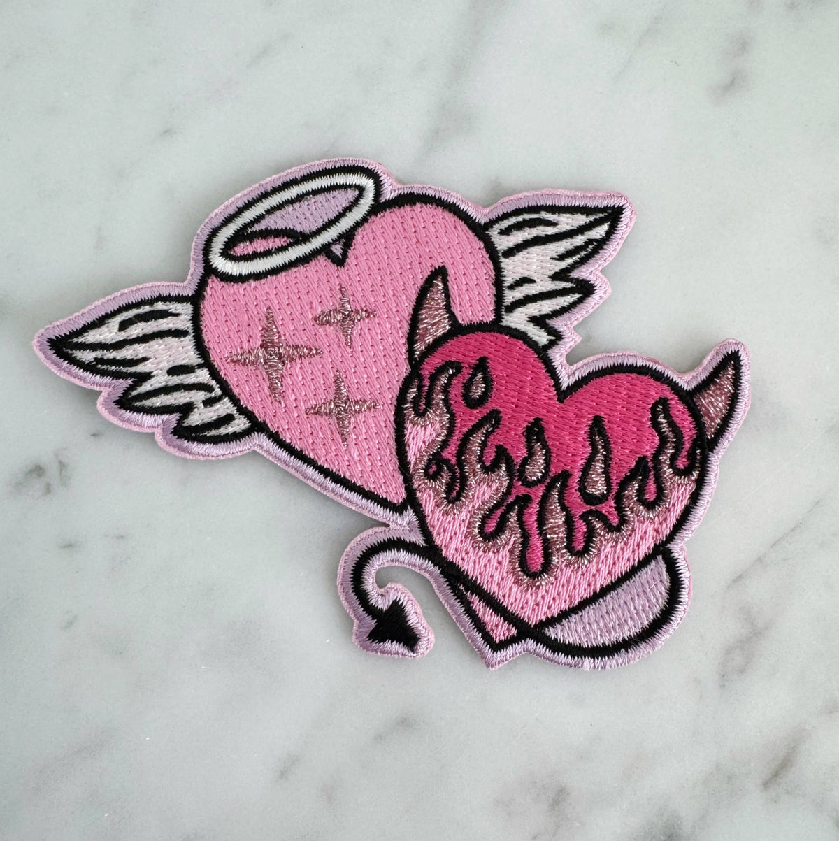 Angel & Devil Hearts Patch