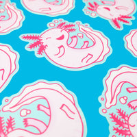 Axolotl Pink Amphibian Cute Animal Vinyl Sticker