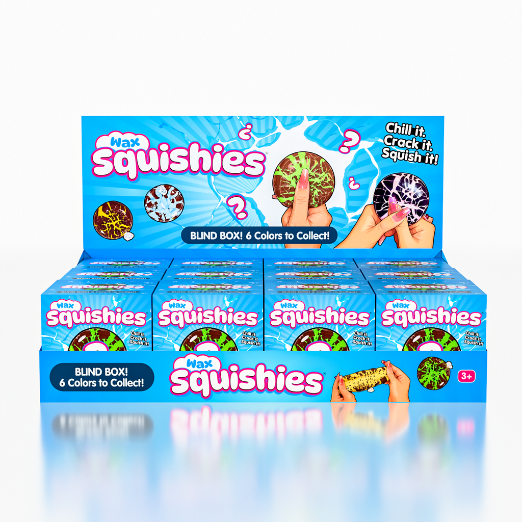 Wax Squishies® Mystery Wax Crack Fidget Stress Ball Blind Box (1pc)