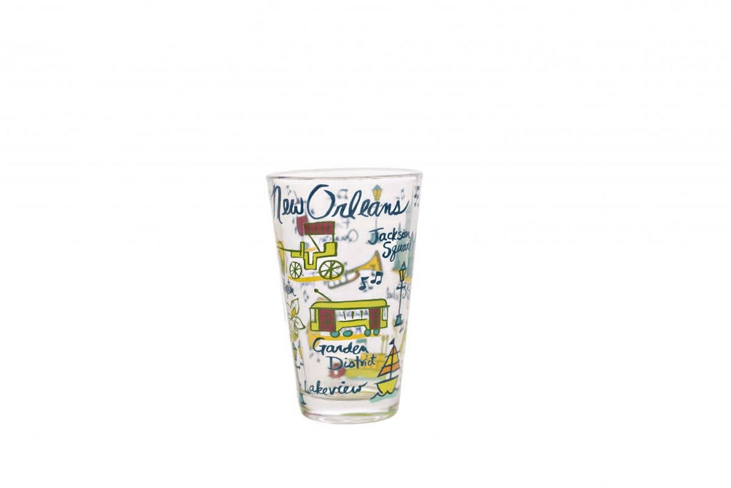 Vintage New Orleans Juice Glasses (Set of 2)