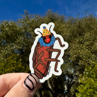 Clown Roach | Weatherproof Sticker